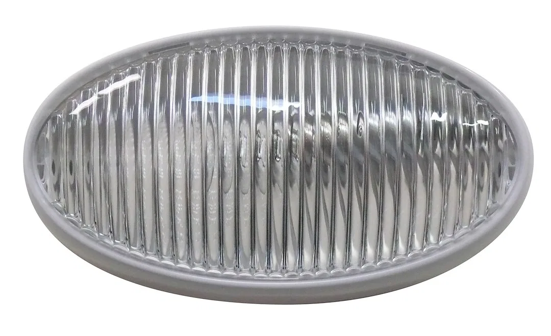 DG71258VP – VALTERRA LLC Porch Light, Incandescent 12 Volt DC 6 Inch Length x 2 Inch Width x 3/5 Inch Thick Oval Clea...